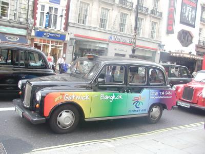 rainbow cab about gatwick to bangkok flights