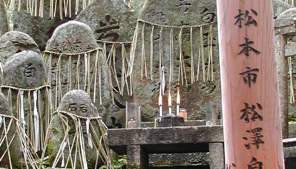 candles on a shrine