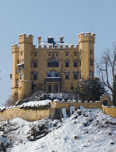 castle in the bavarian alps