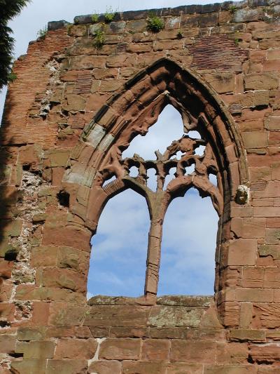 ruin of an old church at worcester cathedral